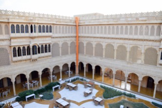 Central courtyard during day